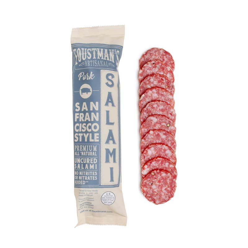 Foustman's San Francisco Style Uncured Salami - 8 oz