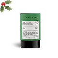 Tea with Tae Bakeshop Bliss Holiday Herbal Mini Tube Gift with 5 tea bags, featuring colorful packaging and festive holiday design.