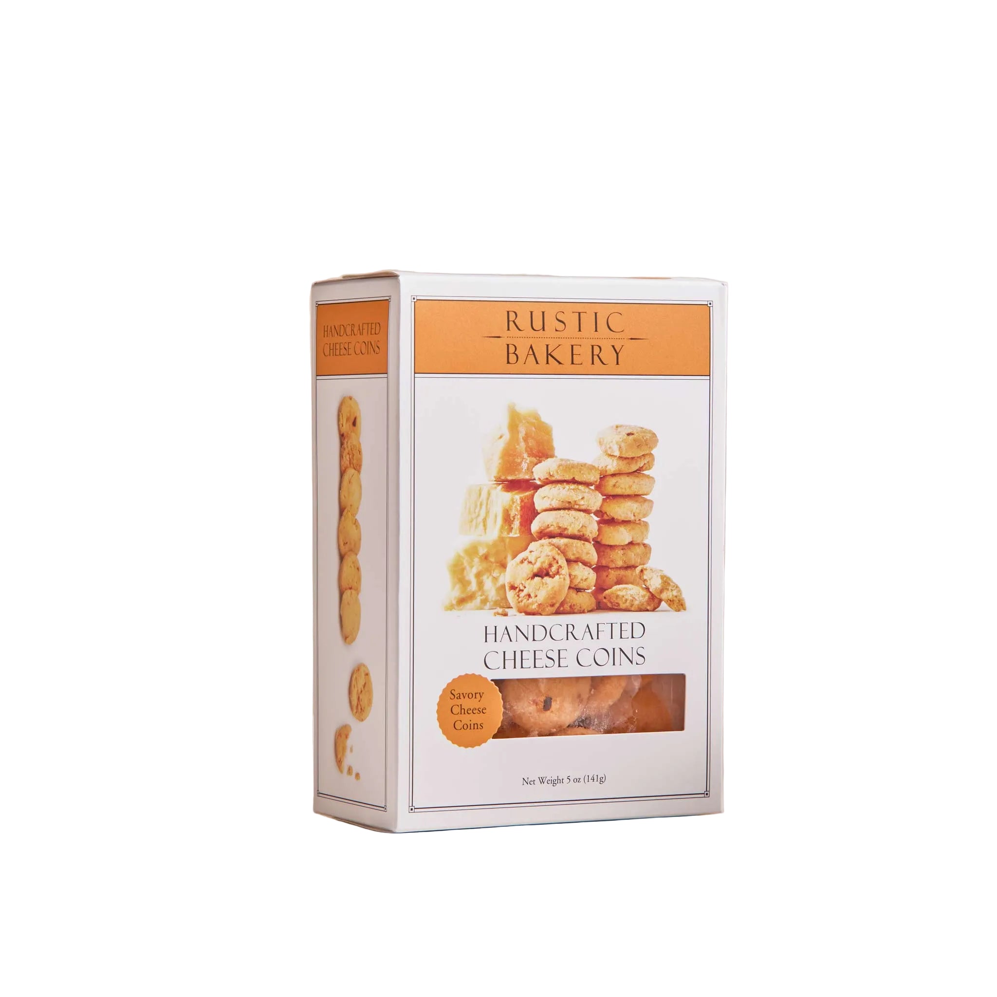 Rustic Bakery Savory Cheese Coins | Cheddar & Pepper Snack Bites