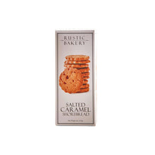Box of Rustic Bakery Salted Caramel Shortbread on a light background