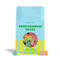 Sugarfina Sour Rainbow Bears candy mix bag with colorful, bear-shaped sour gummies in a vibrant candy assortment.