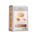 Rustic Bakery Bites box with olive oil and Sel Gris flavor, featuring 12 individually packaged snack bites on a neutral background.