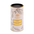 Whittard of Chelsea luxury white hot chocolate snack in a jar with a white label and metal lid.