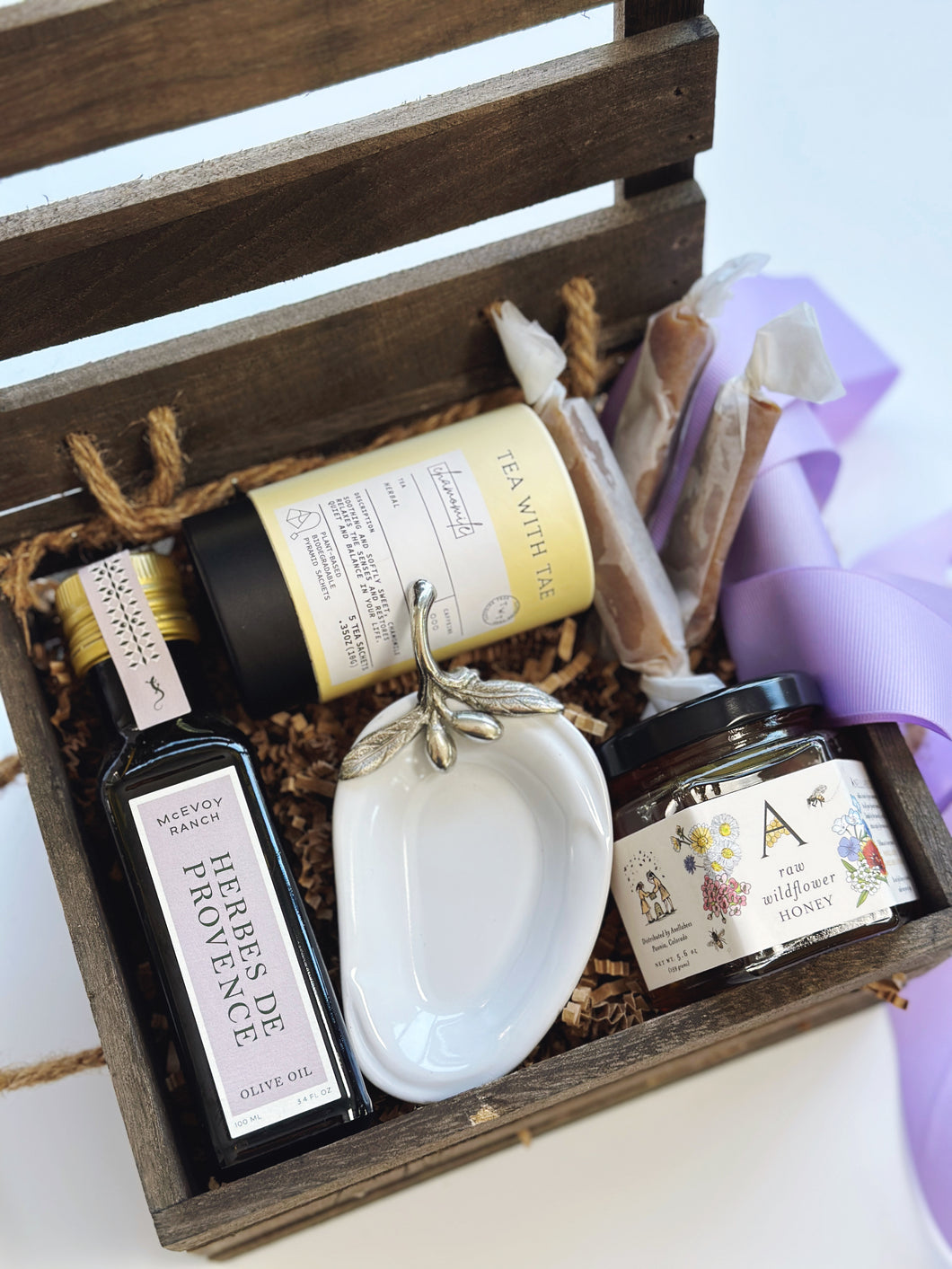 Spring Gourmet Gift Box by Poppins & Post with assorted treats and elegant packaging for special occasions.