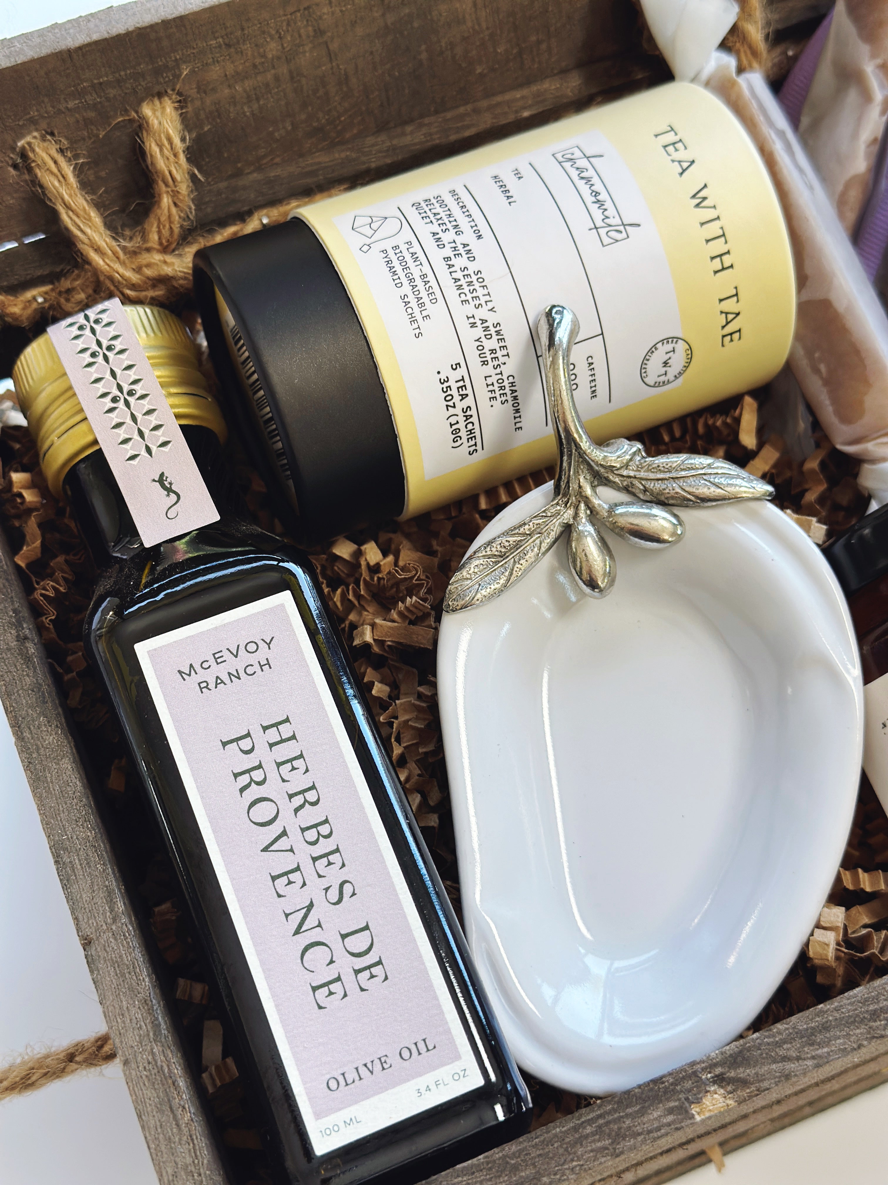 Spring Gourmet Gift Box by Poppins & Post featuring a selection of fresh, colorful treats arranged in a decorative gift box.