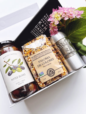 A curated gift box titled 
