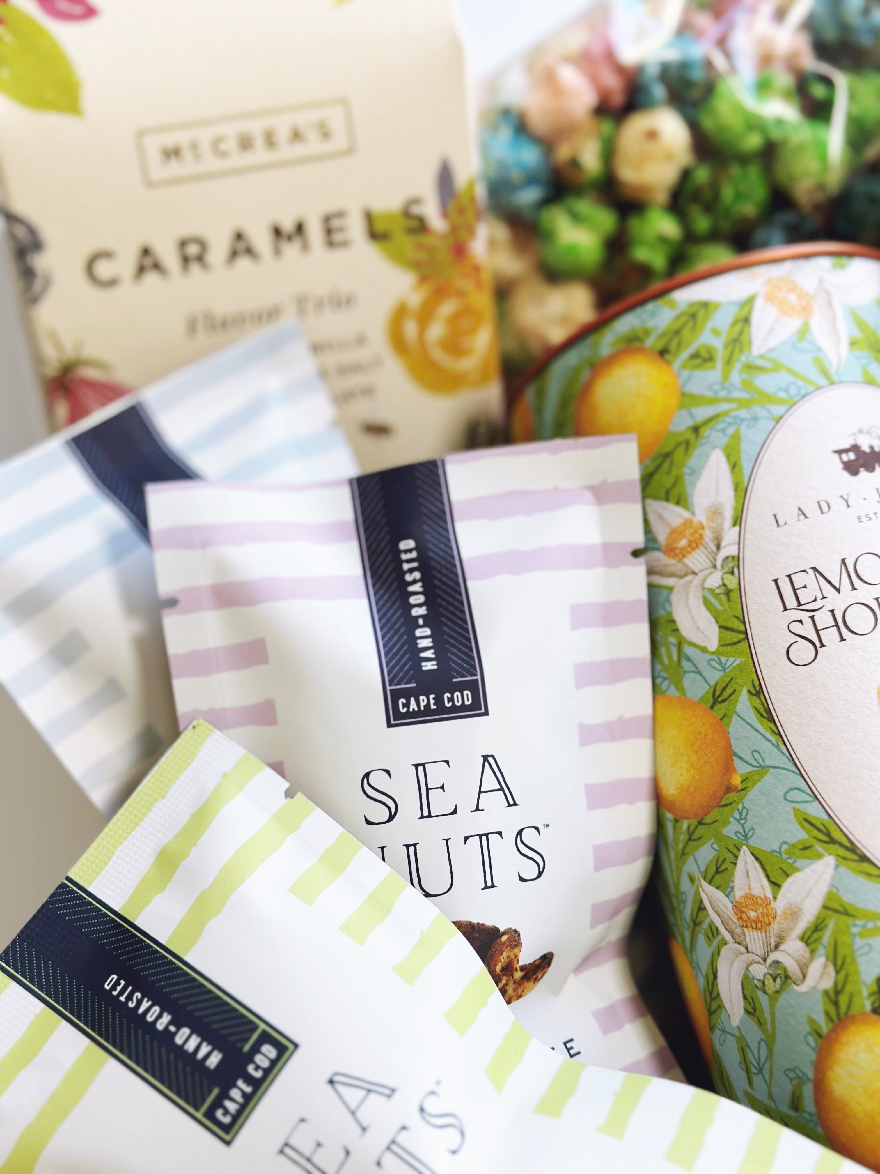 Poppins & Post Ultimate treat box gift box with assorted snacks and sweet treats, perfect for gifting or special occasions.