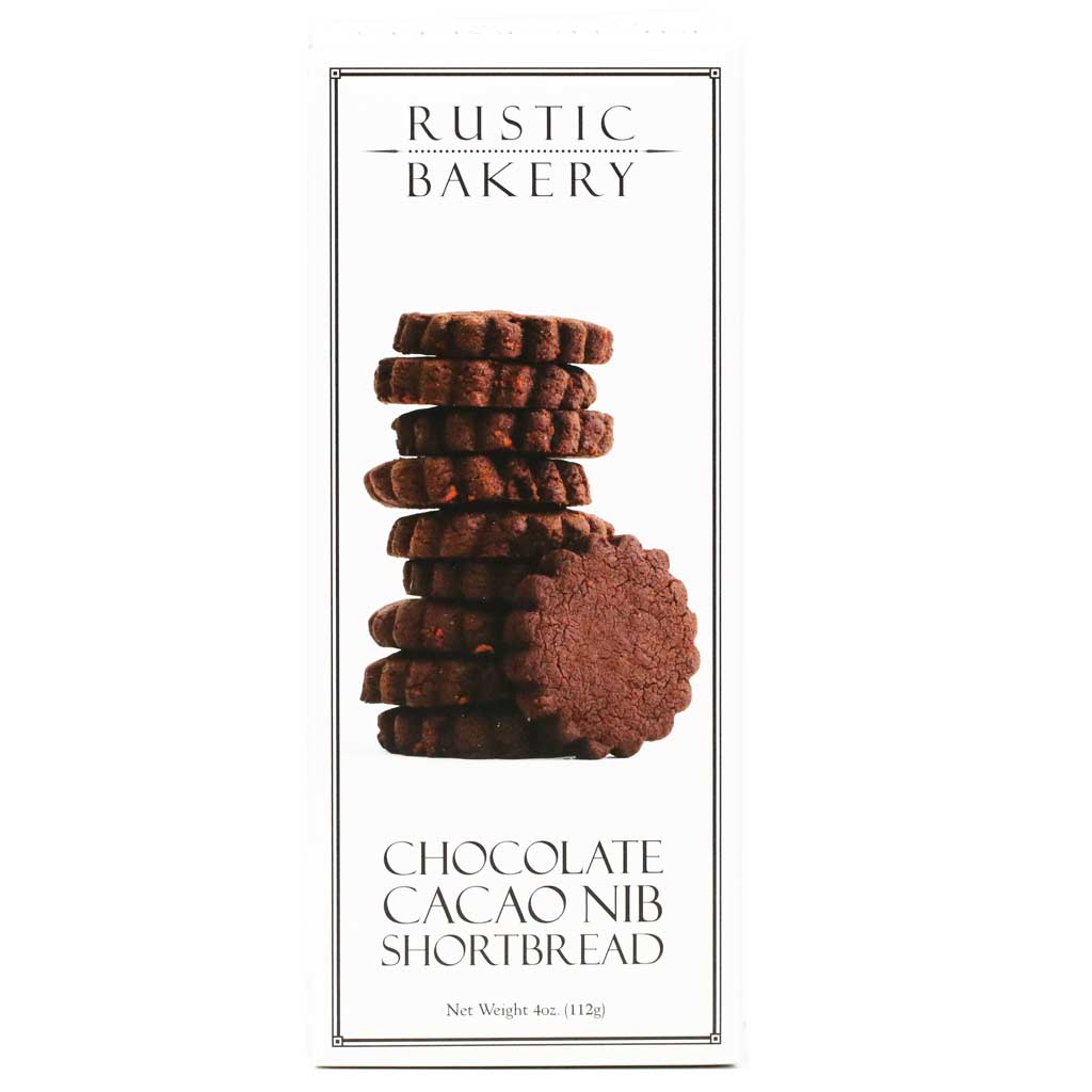 Rustic Bakery Chocolate Cacao Nib Shortbread Cookies