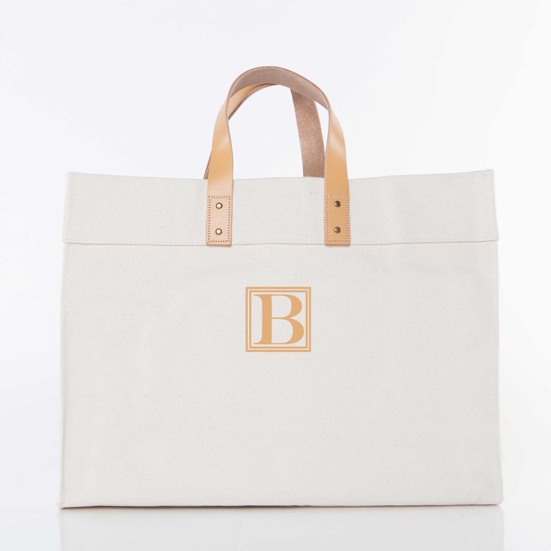 Personalized Canvas Tote & Cosmetic Pouch Set