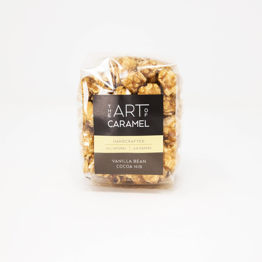 Mini Vanilla Bean Cocoa Nib Caramel Popcorn