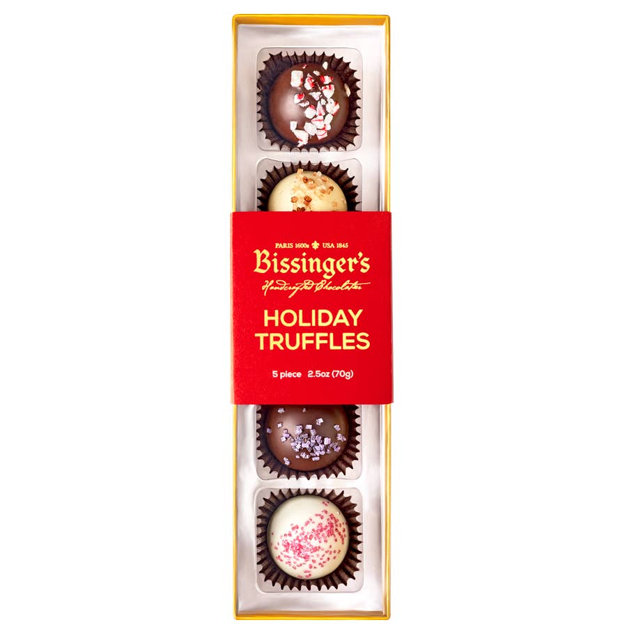 Bissinger's Holiday Truffles Flight - 5 Piece Gift Box