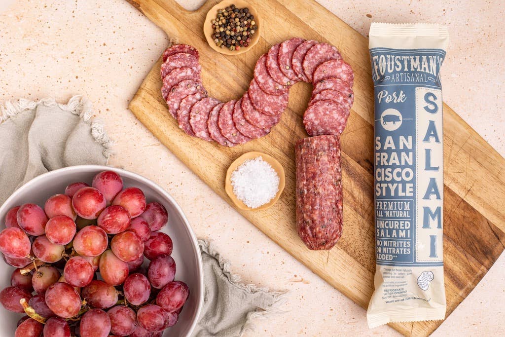 Foustman's San Francisco Style Uncured Salami - 8 oz